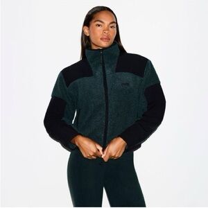 SKIMS boxy zip up jacket